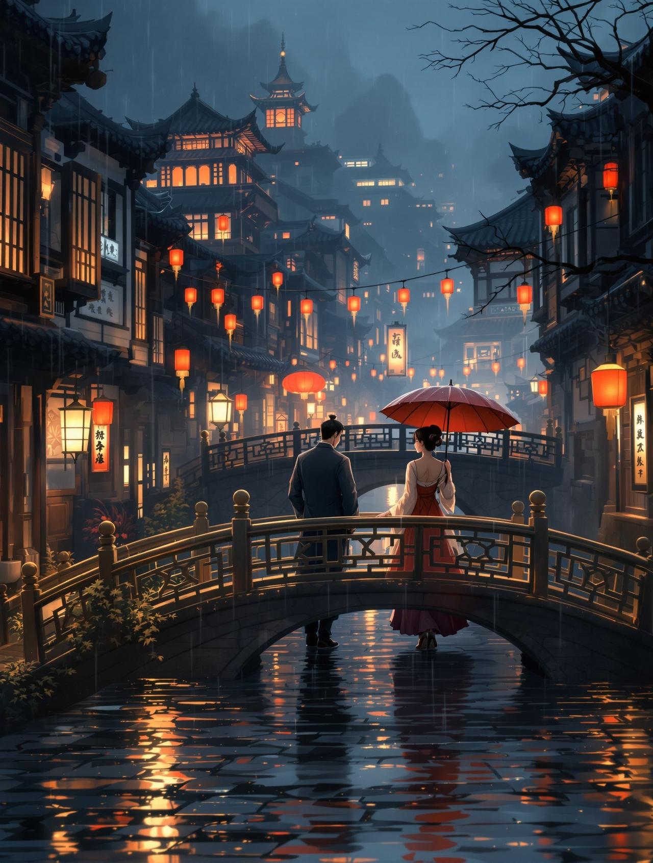 嘟嘟动漫 - 长安夜雨 嘟嘟动漫 - 长安夜雨:千年长安,一场雨困住了两个人