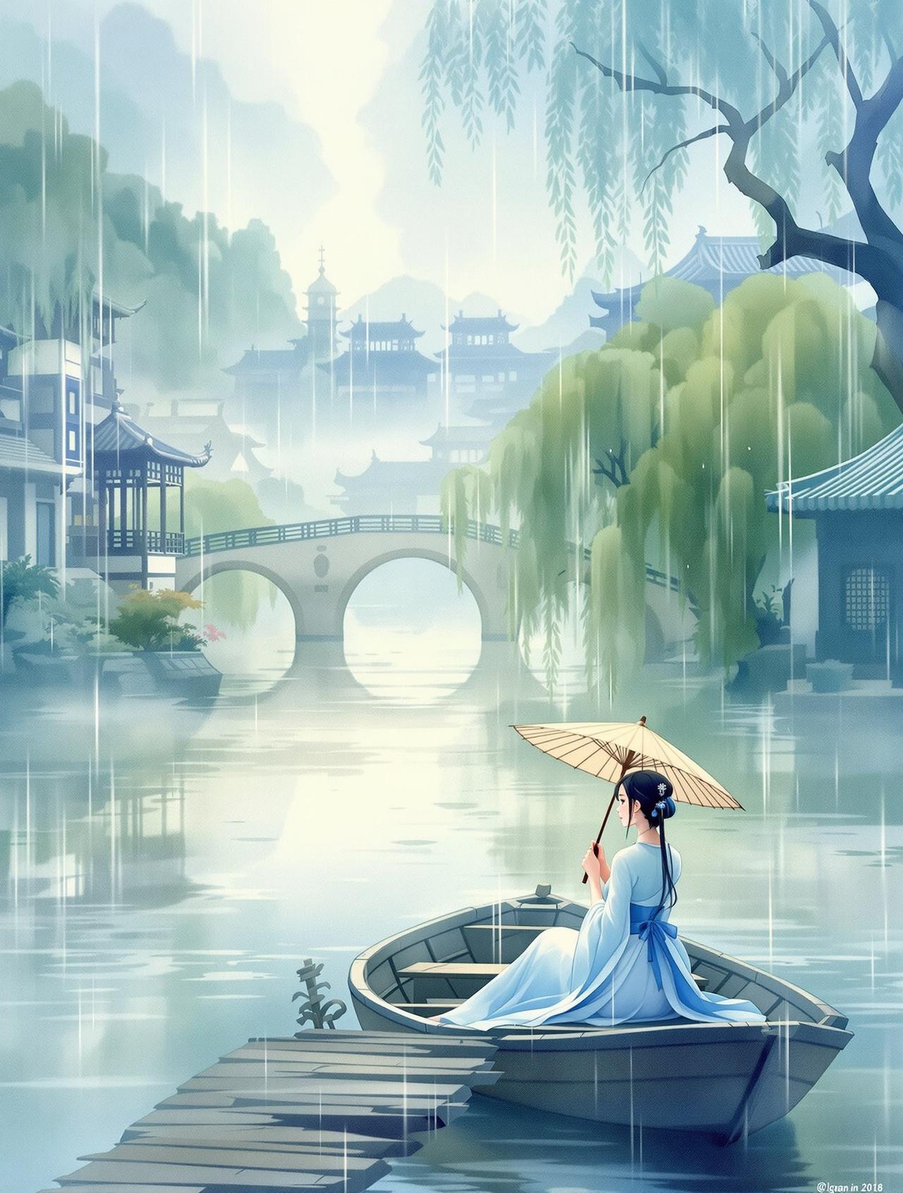 嘟嘟动漫 - 江南烟雨 嘟嘟动漫 - 江南烟雨:江南好,风景旧曾谙